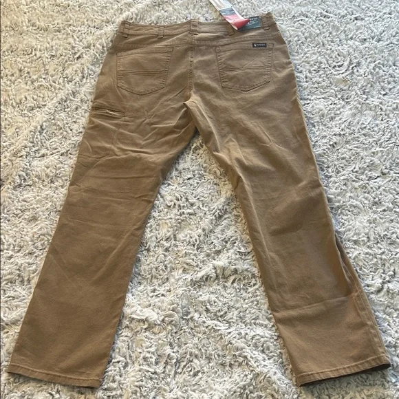 NWT G.H. Bass & Co. Men's Brown Pants Size 34/32 - Picture 7 of 10